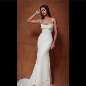 Sarah Seven Gaia Wedding Gown Size S/M